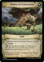 Ojer Kaslem, Deepest Growth // Temple of Cultivation [The Lost Caverns of Ixalan Prerelease Cards]