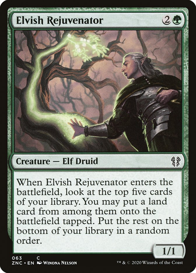 Elvish Rejuvenator [Zendikar Rising Commander]