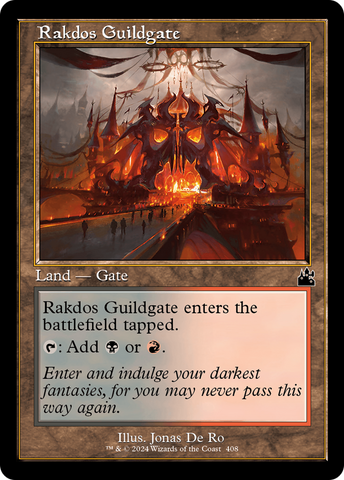 Rakdos Guildgate (Retro Frame) [Ravnica Remastered]