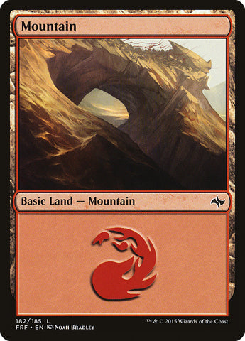 Mountain (182) [Fate Reforged]